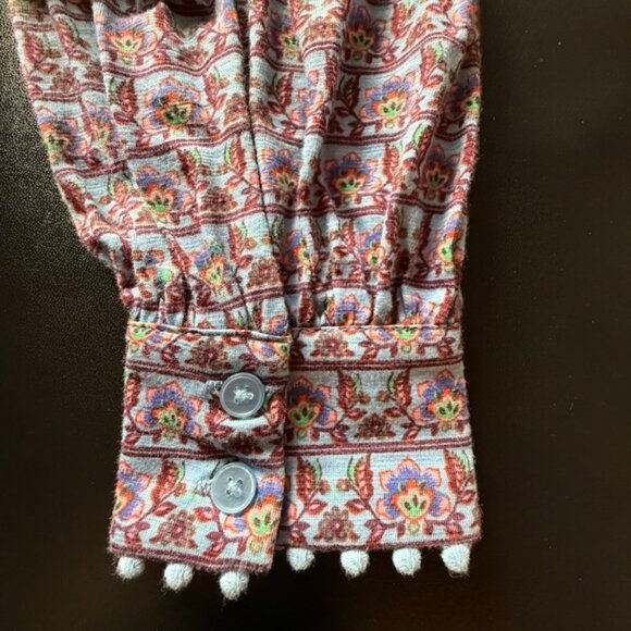 Boden Floral Print Long Sleeve Jersey Shirt - Picture 7 of 10